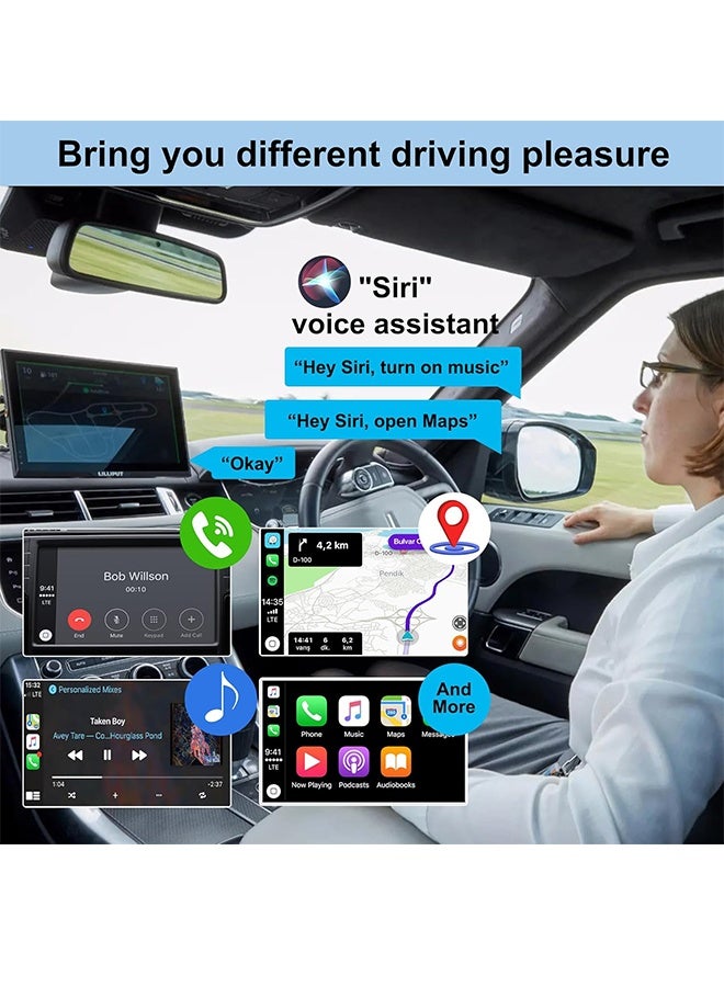 CarPlay Wireless Adapter, Wireless CarPlay Adapter for iPhone Converts Wired to Wireless CarPlay Dongle, Plug & Play Compatible for Factory OEM Wired Apple CarPlay Cars from 2016 & iPhone iOS 10+ - Image 3