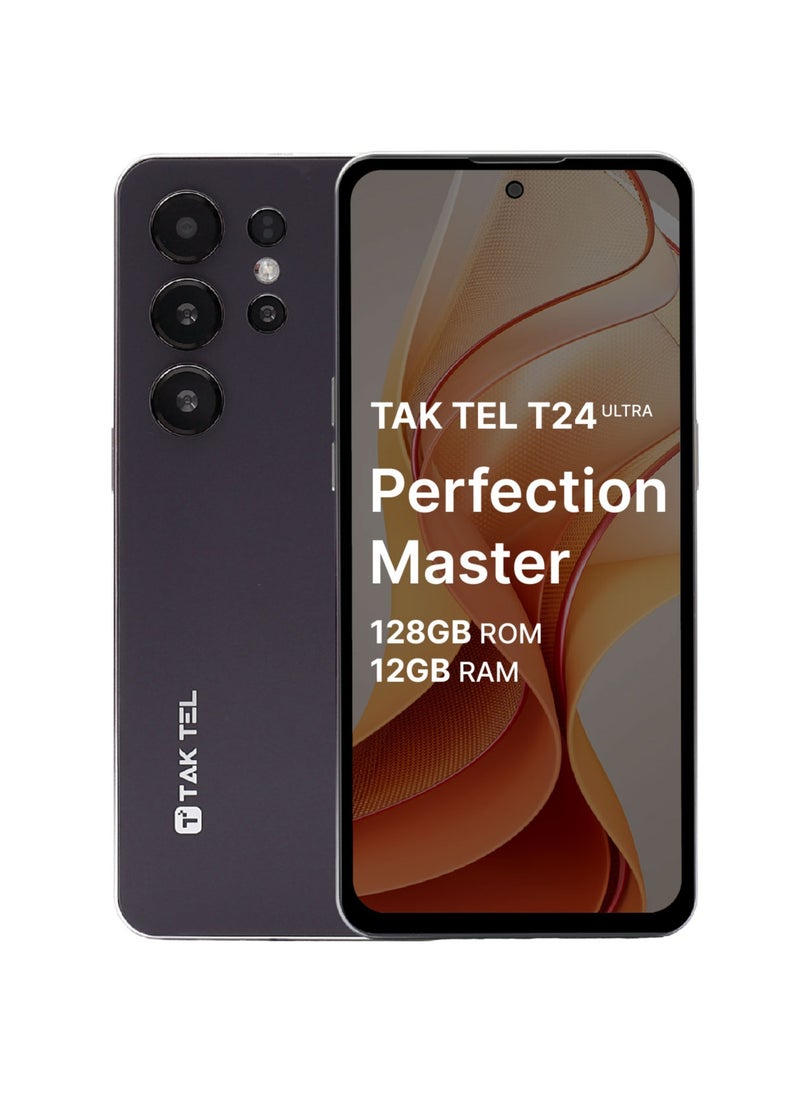 TAK TEL Tak Tel T24 Android Smartphone 128GB Storage, 12GB RAM, 6.6" HD Display, 5000mAh Battery, 13MP Camera  - Image 1