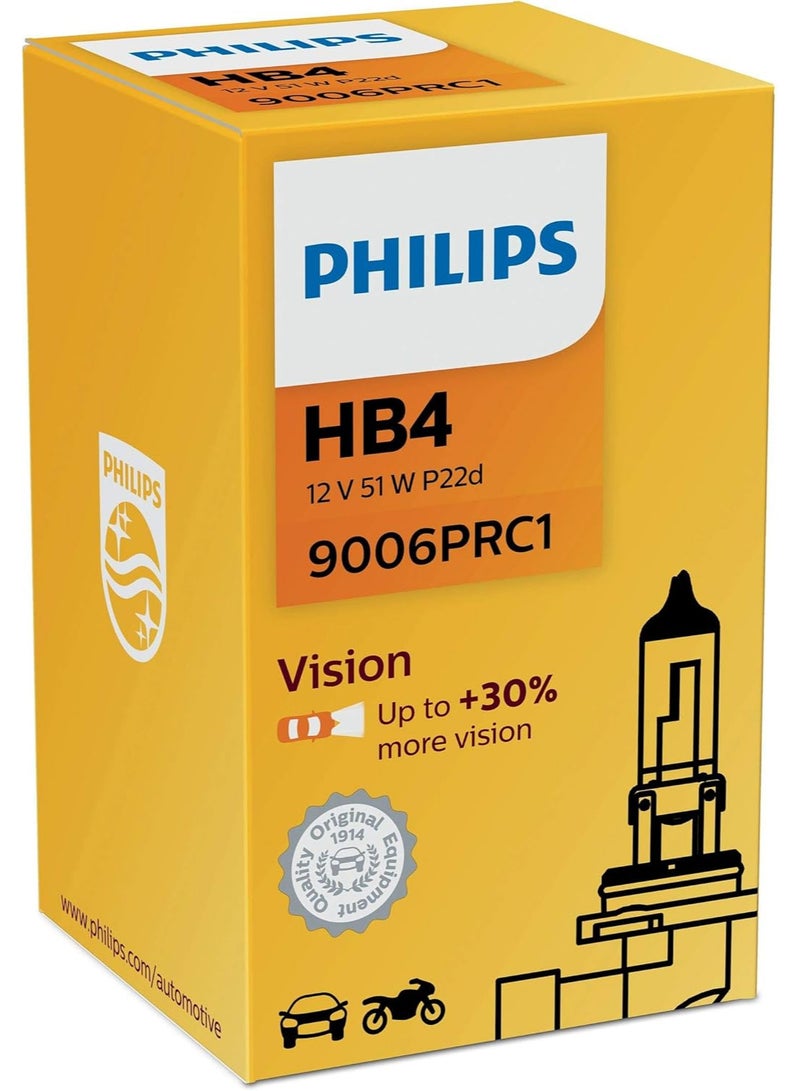 Philips Automotive replacement Bulb, 12V, 51W, HB4/9006, 9006PRC1 - Image 1