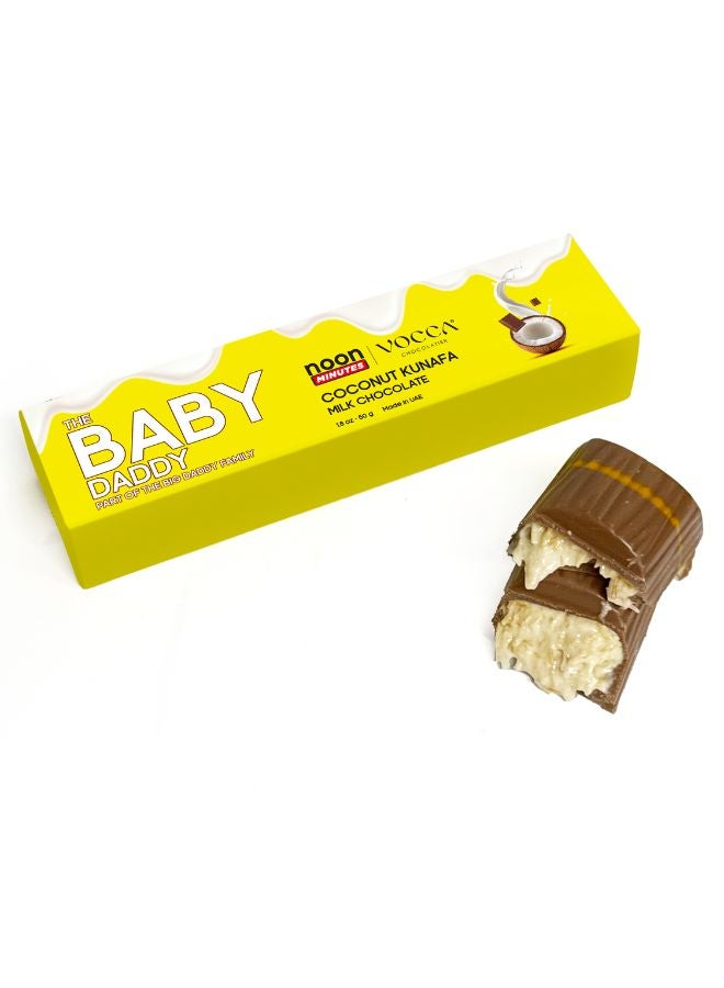 The Big Daddy Baby Daddy Coconut Kunafa Milk Chocolate Bar - Image 4