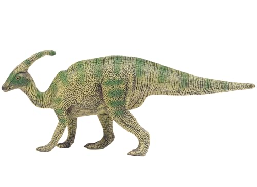 Gemini&Genius GeminiGenius Parasaurolophus Dinosaur Toy for Kids Parasaurolophus Dino Action Figure Toy 75 Inches Length Dino Gift for 312 Years Old Kids Green - Image 1