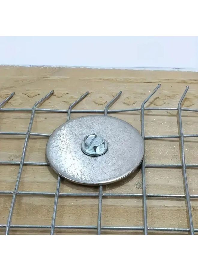 10 قطعة من حلقات الحديد المسطحة المجلفنة 6 مم × 25 مم × 0.8 مم حلقات معدنية ذات أكتاف للحماية من التآكل - Image 5