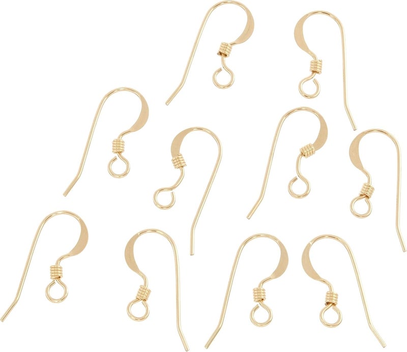 FindingKing 14K Gold Filled French Wire Earring Hooks 10 - Image 2