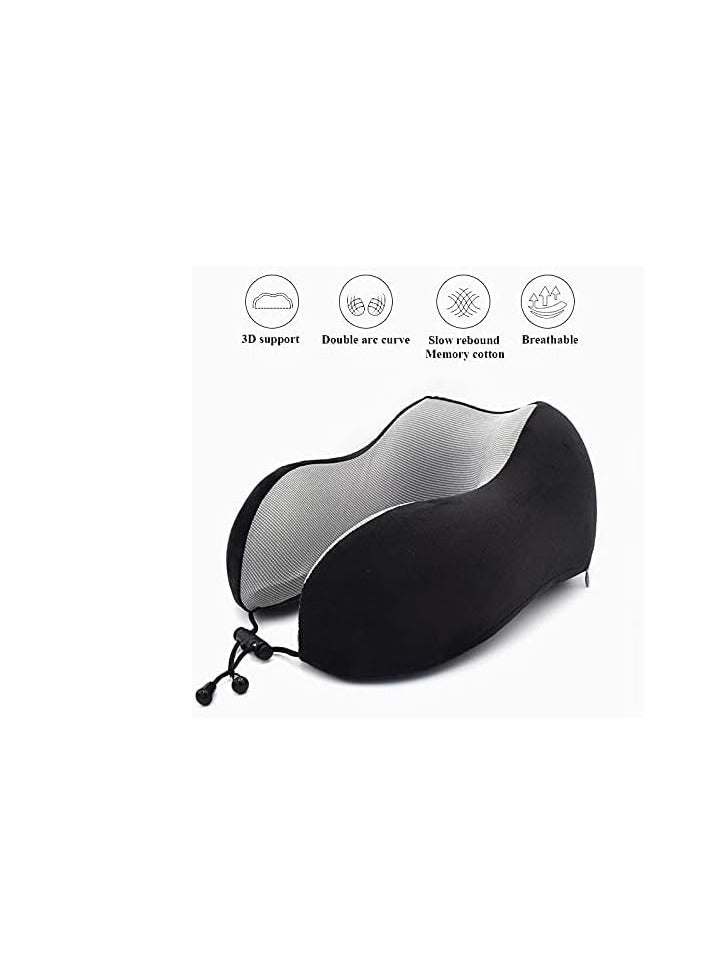 U-shaped neck pillow with a case, suitable for travel, home and office - Image 2