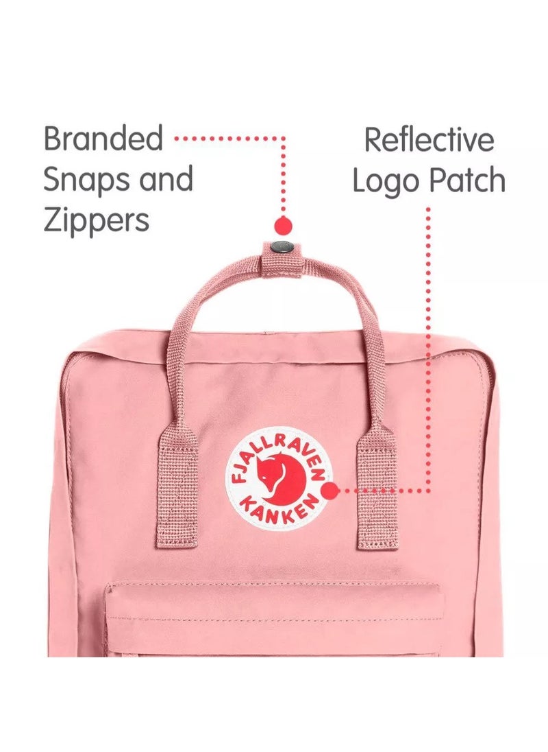 Fjallraven - Kanken Classic Casual Backpack Back to School Bag 16 Inches Pink - Image 1