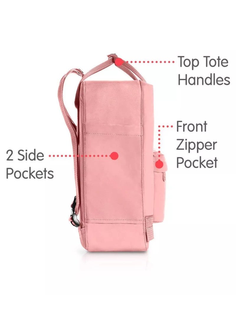 Fjallraven - Kanken Classic Casual Backpack Back to School Bag 16 Inches Pink - Image 1