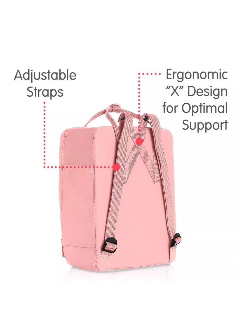 Fjallraven - Kanken Classic Casual Backpack Back to School Bag 16 Inches Pink - Image 1