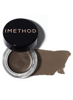 iMethod Eyebrow Pomade for Eye Brow Stamp Stencil Kit Eyebrow Pomade Refill Brown  - Image 1