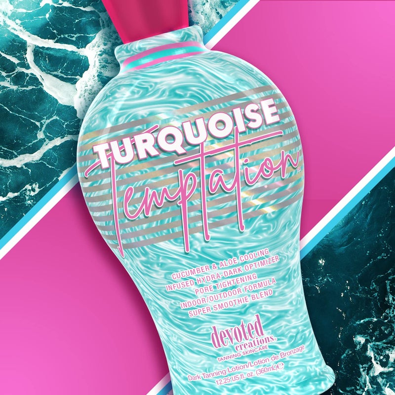 Devoted Creations Turquoise Temptation Indoor and Outdoor Tanning Lotion 12.25 oz - Image 3