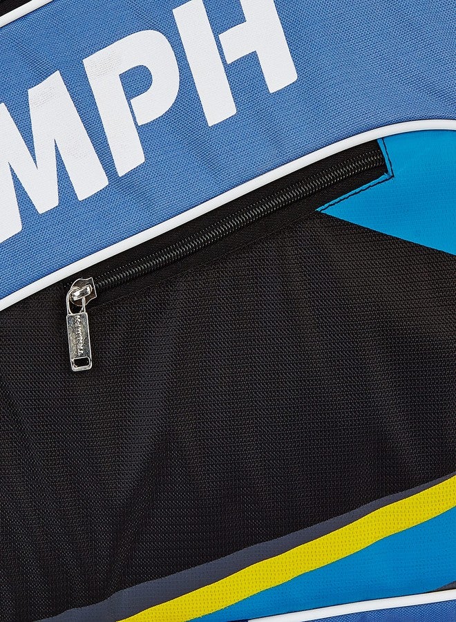 ترايامف مضرب تنس الريشة Triumph Ray-4000 قطعة واحدة خفيف الوزن مع حقيبة تنس الريشة Titan-6R ذات قسمين، لون أزرق سماوي/أسود - Image 4