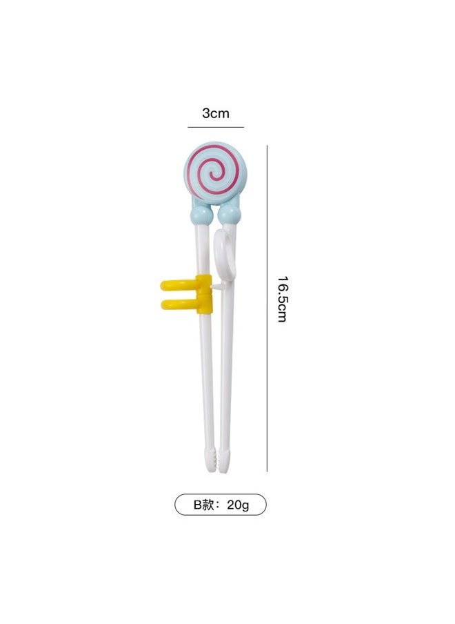 Generic - 3Pairs kid chopsticks, learning chopsticks helper Practice Chopsticks for kids, training chopsticks with animals for beginners Toddler (colourful 3pairs)，Training Chopsticks - Image 1