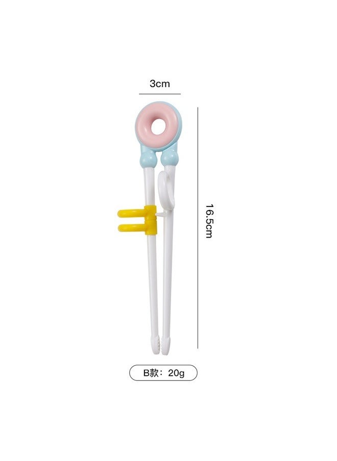 Generic - 3Pairs kid chopsticks, learning chopsticks helper Practice Chopsticks for kids, training chopsticks with animals for beginners Toddler (colourful 3pairs)，Training Chopsticks - Image 1