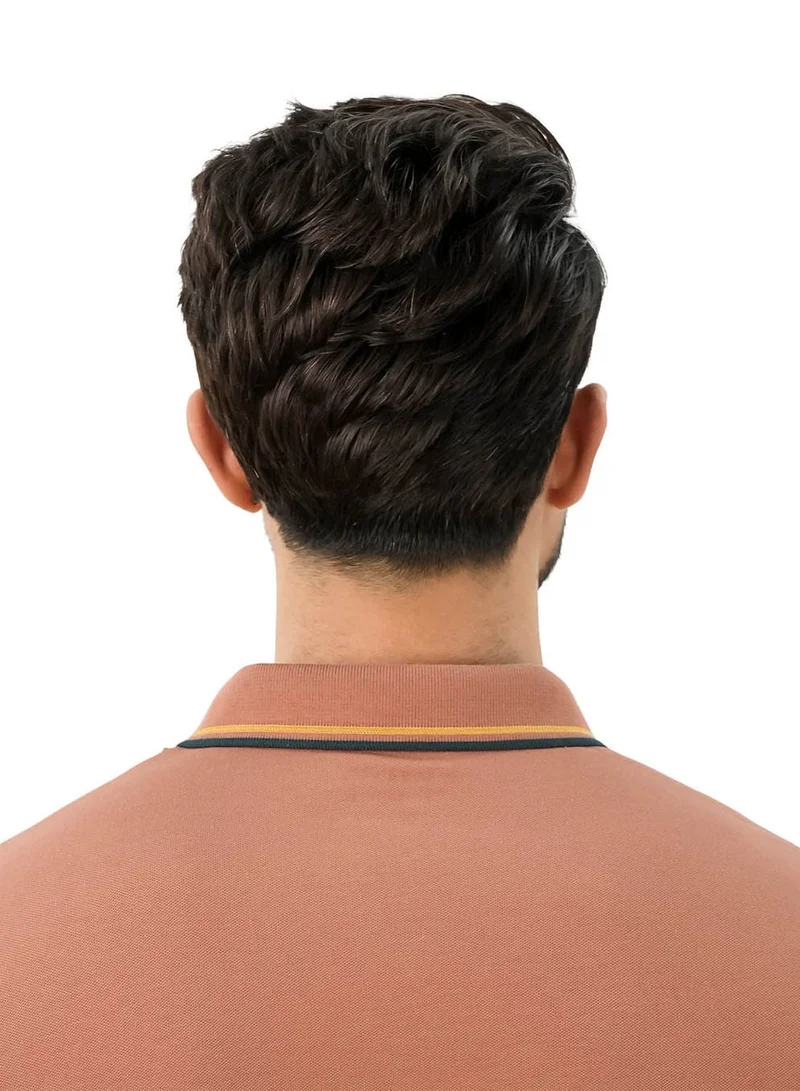 GIORDANO  Men's 3D Lion Polo: Slim Fit, Bold Embroidery, Premium Pique for Men | Best Price UAE