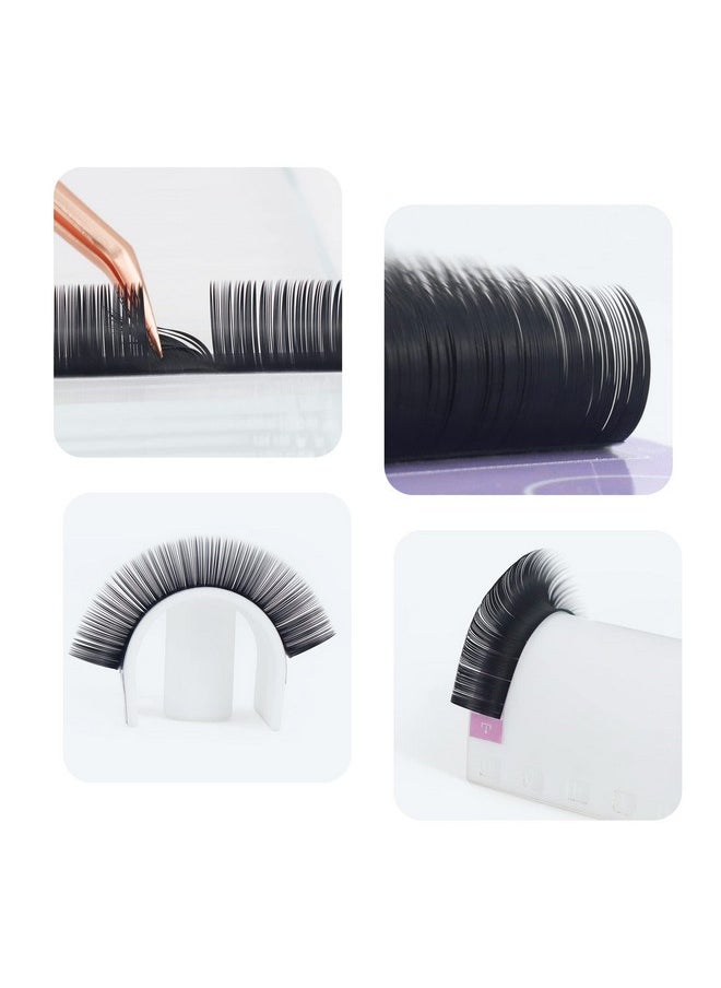 ANNAFRIS 16 Rows Volume Classic Eyelash Extension 0.10 D Curl 11Mm Matte Black Individual False Eye Lashes Extension Salon Use Natural Soft Fake Eyelashes Supplies (0.10 D 11Mm)  - Image 4