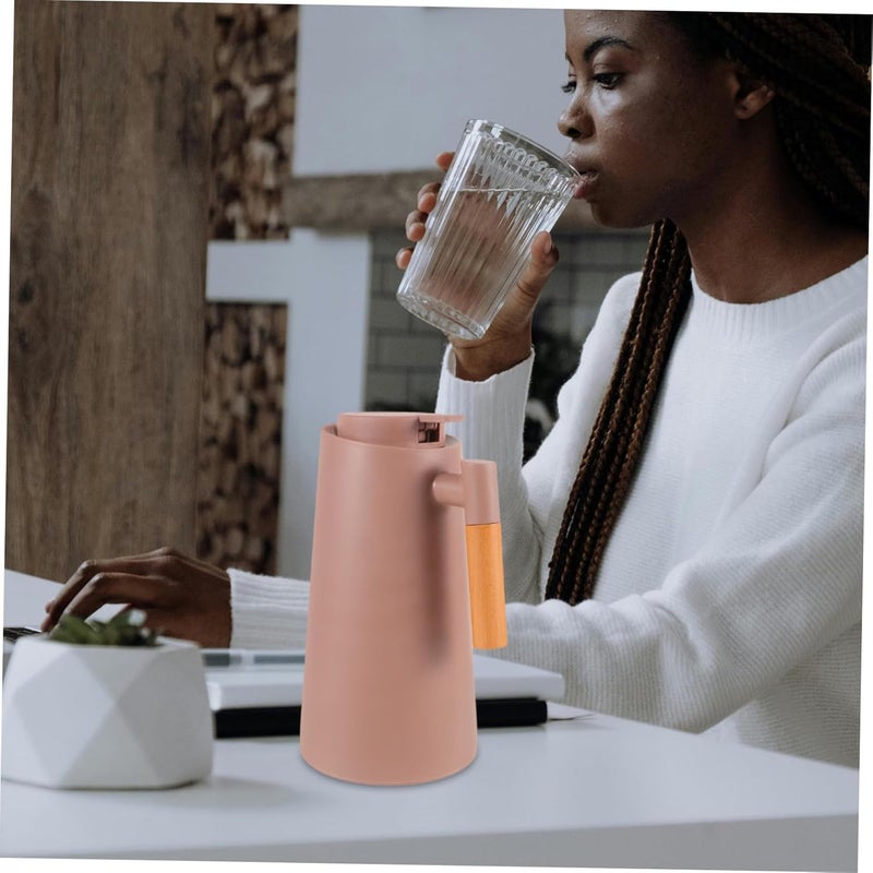 Thermal Insulated Coffee Carafe with Lid Vacuum Flask for Hot Cold Beverages Portable Pitcher for Tea Coffee and Soups Safe Material Elegant Design - Image 3