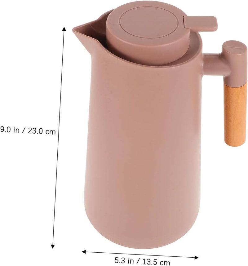 Thermal Insulated Coffee Carafe with Lid Vacuum Flask for Hot Cold Beverages Portable Pitcher for Tea Coffee and Soups Safe Material Elegant Design - Image 1