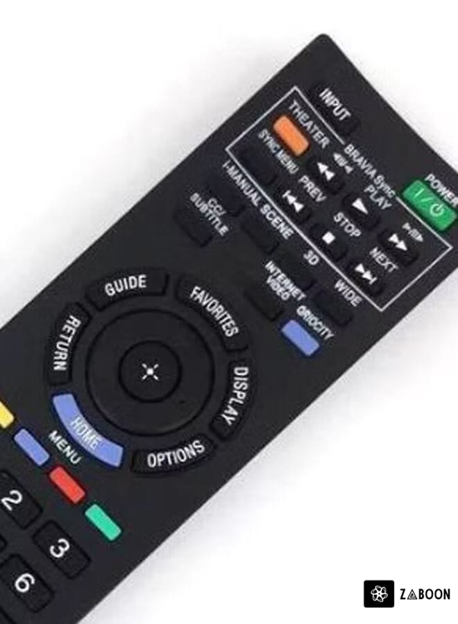 Zaboon Remote Control For Sony Smart TV Black