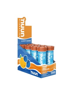 Nuun Immunity: Antioxidant Immune Support Hydration Supplement With Vitamin C Zinc Turmeric Elderberry Ginger Echinacea And Electrolytes. Flavor: Blueberry Tangerine Pack Of 8 (80 Servings)  - Image 2