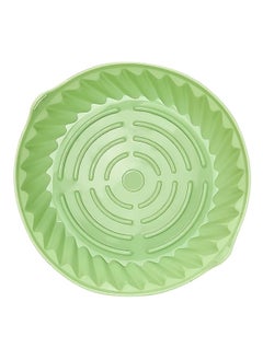 Thoraya Air Fryer Liners Pot Round Shaped Heat Resistant Easy Cleansing Silicone Pot Liner Baking Tray Cyan S 19cm / 7.48in  - Image 2
