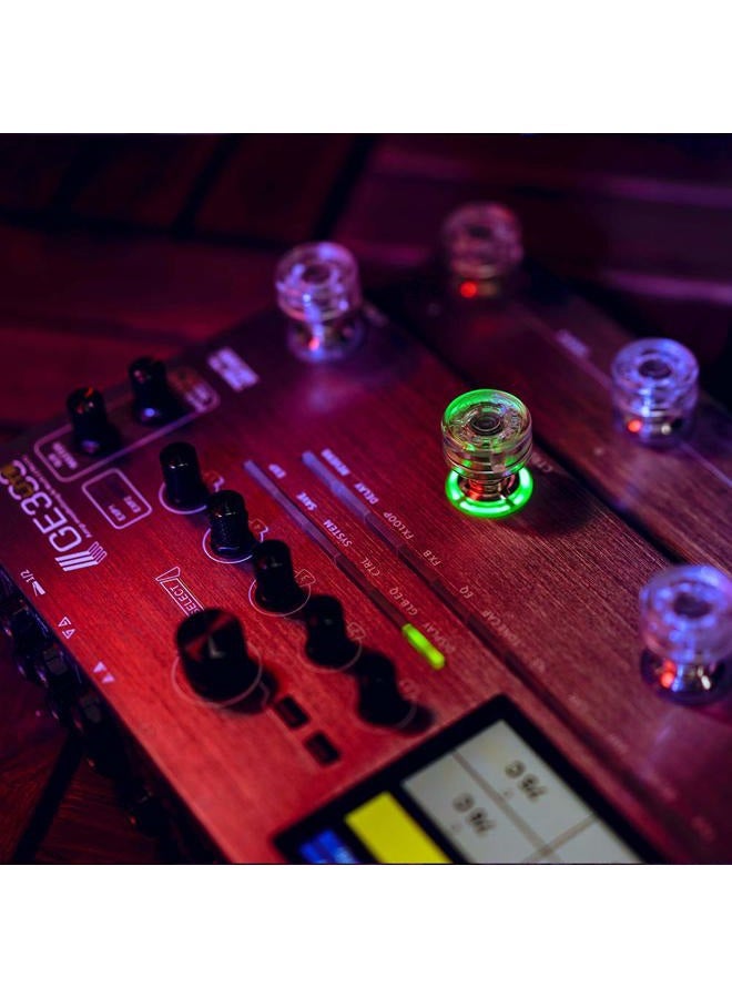 Mooer Candy Series Transparent Clear Guitar Footswitch Toppers - Image 4