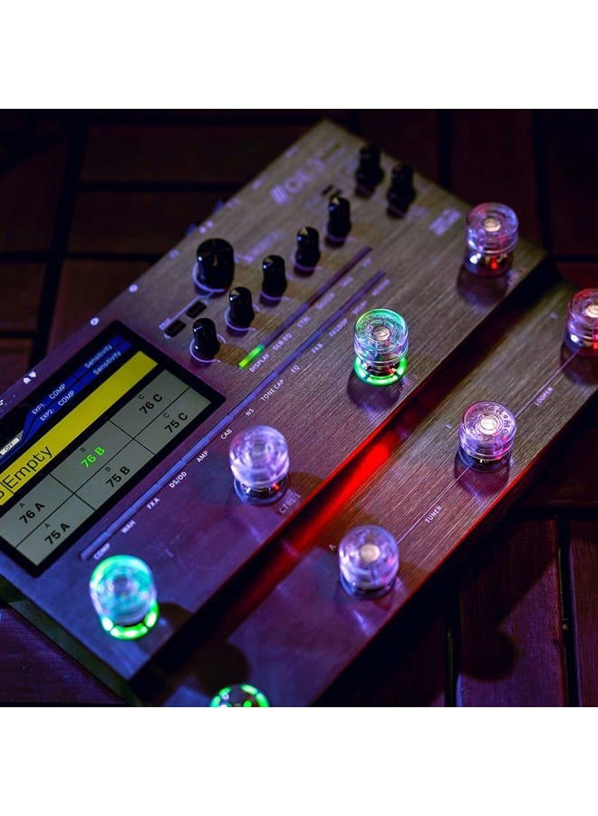 Mooer Candy Series Transparent Clear Guitar Footswitch Toppers - Image 2