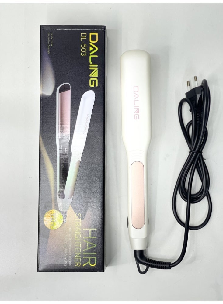 Daling DL-503 Professional Hair Straightener Black/Gold 45W - Image 1