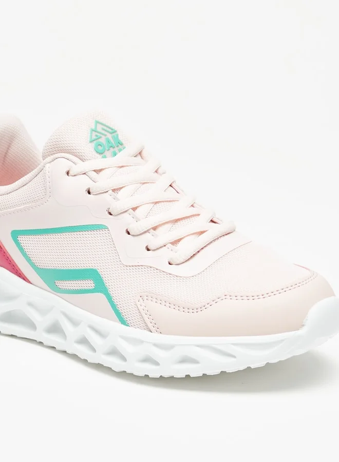شو اكسبرس Women's Textured Lace-Up Sports Shoes