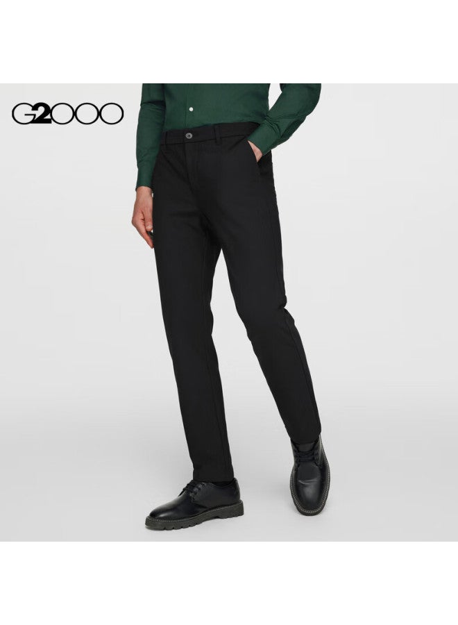 G2000 Spring And Autumn Mall Matching Business Commute Soft Comfortable Formal Dress Pants, Black, Size 36 - Image 1