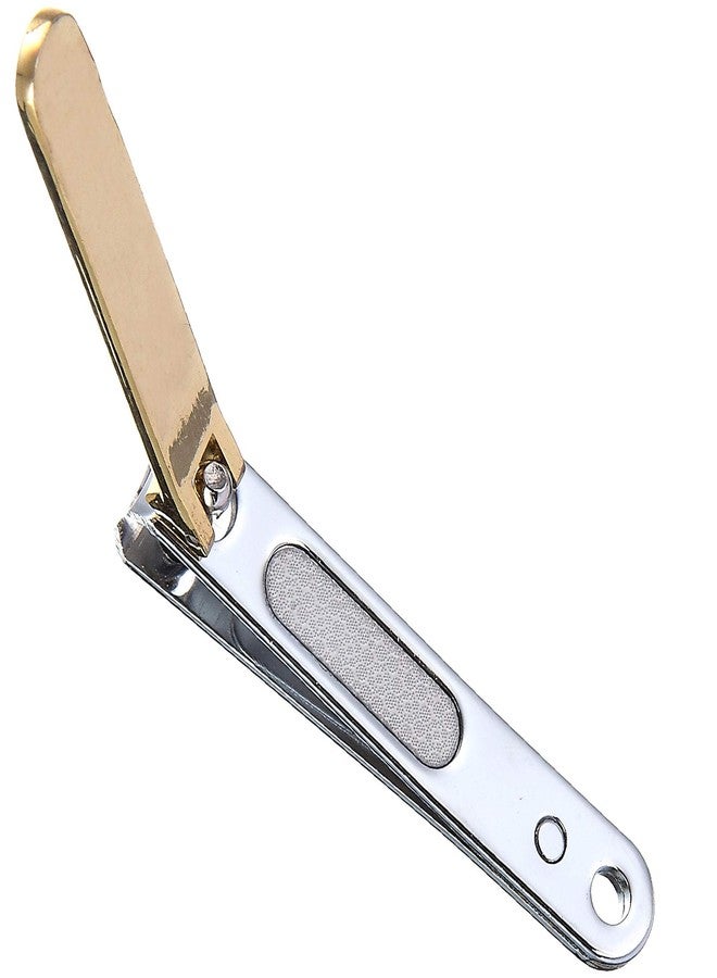 Simba Gold-Plated Carbon Steel Baby Nail Clipper with Built-in Nail File - Image 3