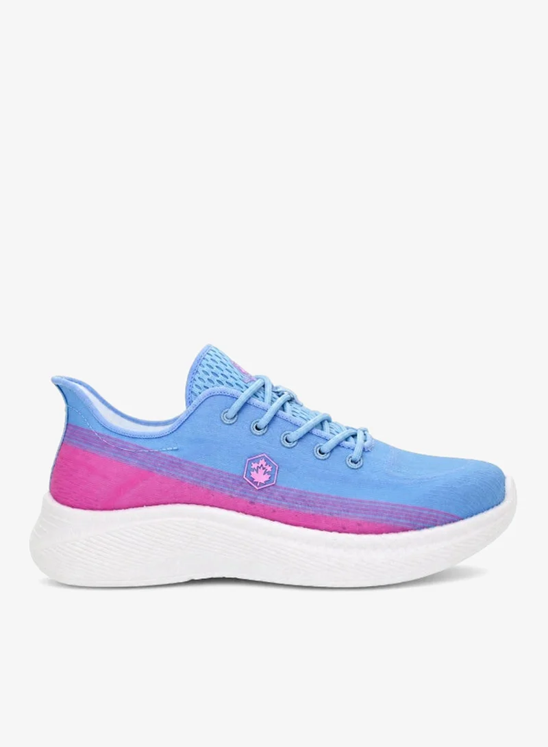 Lumberjack Lumberjack Ivory Women Sneakers Blue Knitted – Lightweight Breathable Casual Shoes, Comfortable Slip-On Everyday Footwear for Ladies