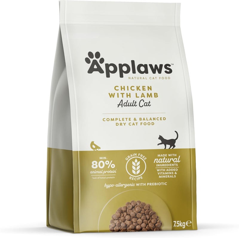 Applaws Cat Dry Food Chicken with Lamb - 7.5 Kg - Image 1