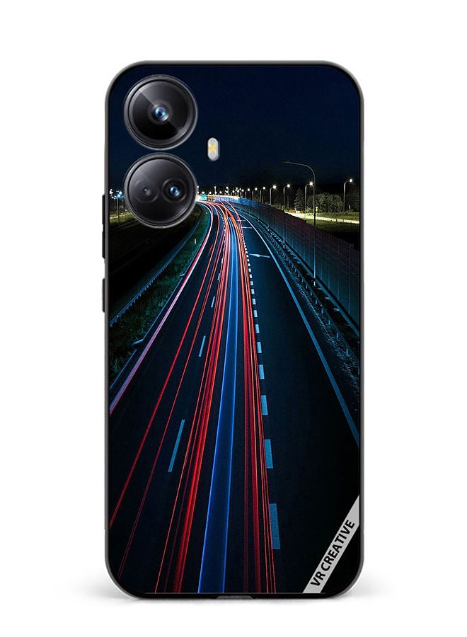 VR CREATIVE Protective Case Cover For Realme 10 Pro Plus Road Design Multicolour - Image 1