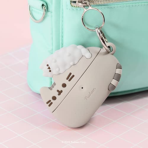 iFace x Pusheen The Cat [ Compatible with AirPods Pro ] Cute Case - Silicone Protective Cover [Carabiner Clip Included] [Wireless Charging Compatible] - Pusheen & Stormy - Image 4