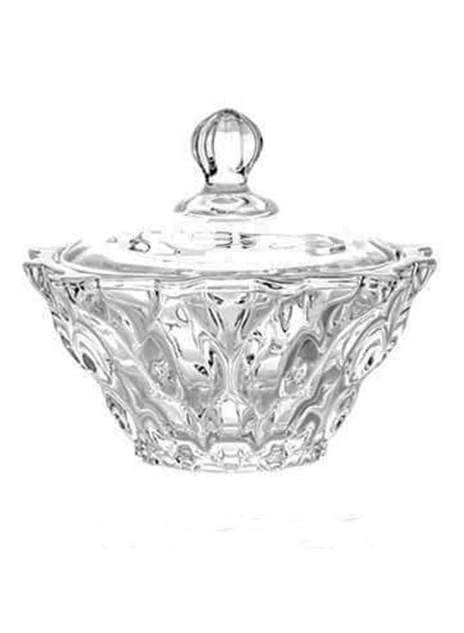 Elegant, versatile glass dish for serving dates and nuts. - Image 2