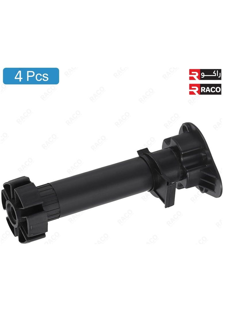 RACO RACO PVC Adjustable Sofa Leg Furniture Leveling Foot, Thin Legs Leveler Support Frame for Bed Sofa Coffee Table Bathroom Cabinet Set of 4  - Image 2