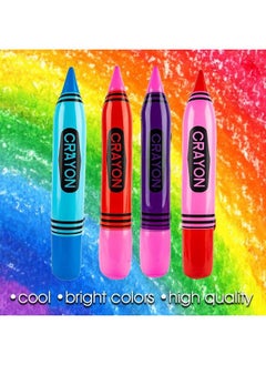 ArtCreativity Crayon Inflates Set Of 12 Inflatable Crayons In Vibrant Colors Decorations For Art Themed Parties 22 Inch Long Crayon Balloons Fun Pretend Play Accessories 4 Colors  - Image 5