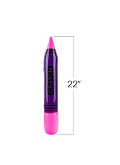 ArtCreativity Crayon Inflates Set Of 12 Inflatable Crayons In Vibrant Colors Decorations For Art Themed Parties 22 Inch Long Crayon Balloons Fun Pretend Play Accessories 4 Colors  - Image 4