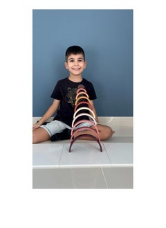 بيكابو Woody Buddy Mini Rainbow Stacker بألوان ترابية  - Image 5