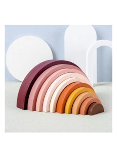 بيكابو Woody Buddy Mini Rainbow Stacker بألوان ترابية  - Image 3