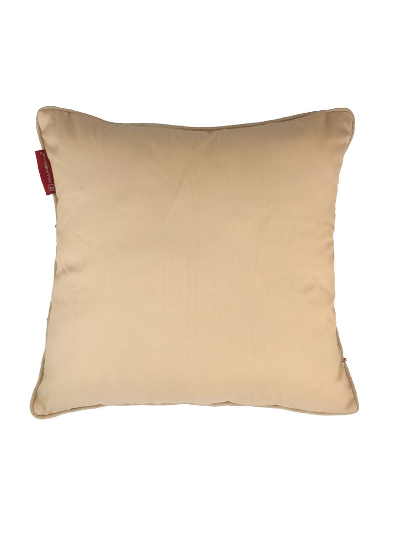 Ramsha Rose Gold Color sequine Polyester Cushion Cover for Sofa, Bed, Living Room - CS 035 (40x40cm) - Image 5