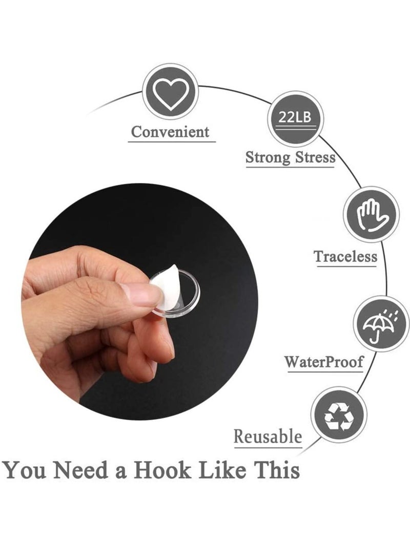 KASTWAVE Self-Adhesive Hook Heavy Duty Wall Hooks Without Drilling - Image 3