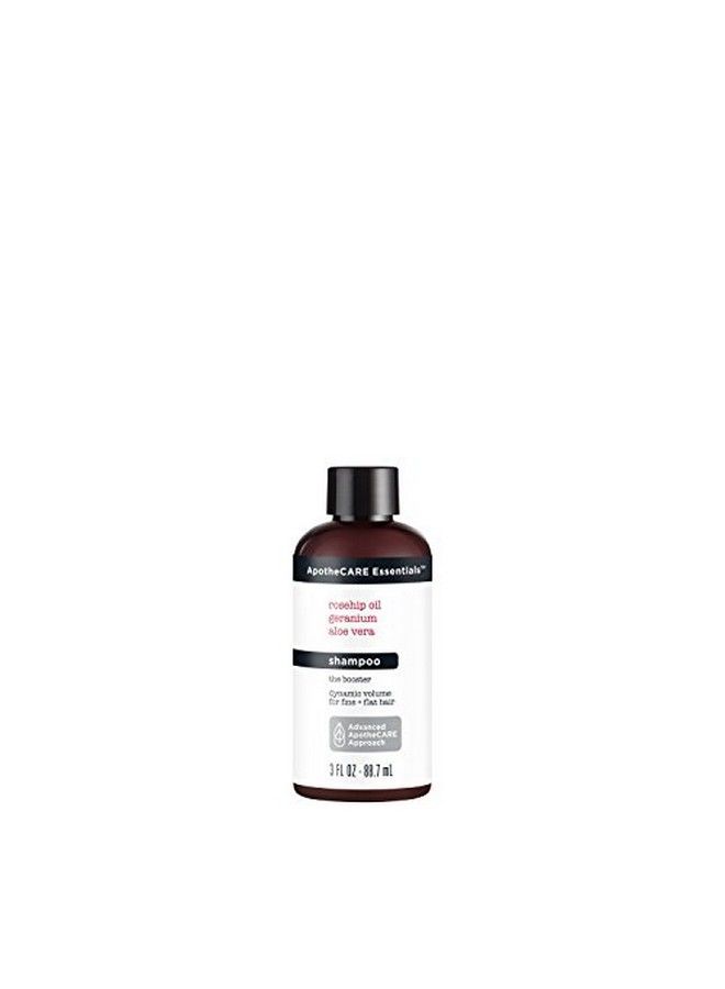 ApotheCARE Essentials The Booster Travel Shampoo Aloe Vera Rosehip Oil Geranium 3 Oz - Image 2