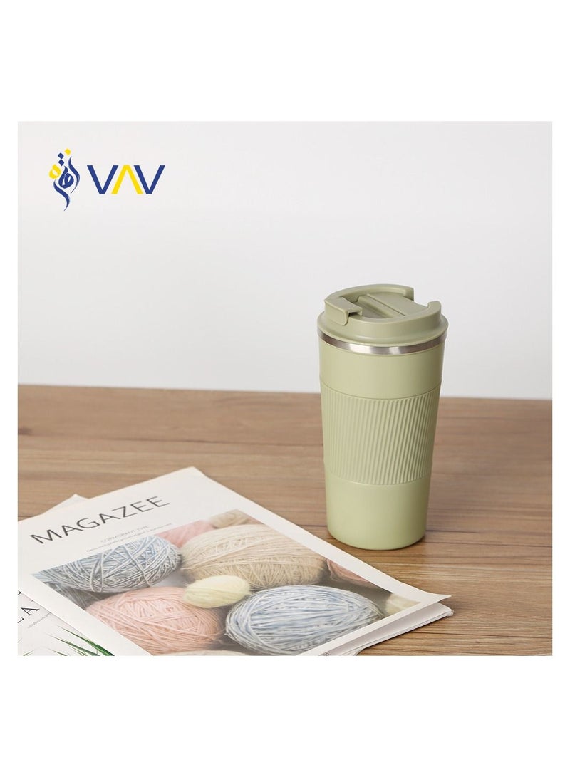 VAV Travel Coffee Mug Stainless Steel Vacuum Ice and Hot Drinks Insulated Tumbler for Home Office Outdoor Works - Image 2