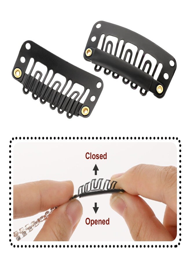 CHIROGRAPHY 6Pcs Premium Rhinestones Hair Chains Hair Clip Crystal Hair Extension Bling Long Tassel Headwear Sparkly Silver Hair Accessories for Women Girls Bride Braids Wedding Party Daily Decorative - Image 3