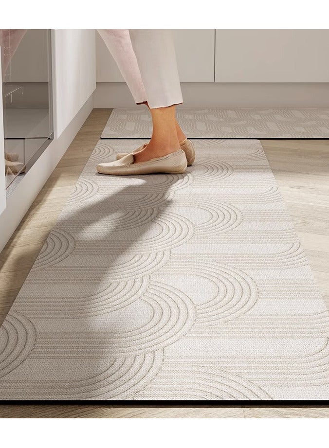 SHAOZHEN Kitchen Rugs Set 2 Pieces,40x60 & 40x120cm Non-Slip Cushioned Mats, Quick Dry, Soft & Cuttable, Easy Clean Floor Runner for Kitchen, Bathroom, Laundry, Elderly & Home Cooks - Image 1