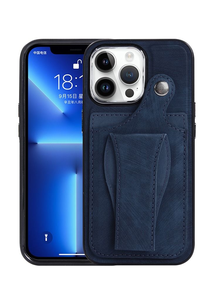 Suteni Back Cover Card Slots Leather Phone Case for iPhone