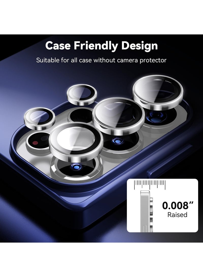 إكس ليفيل X-LEVEL AR-Spotlight Series For Samsung Galaxy S25 Ultra Tempered Glass Lens Protector Camera Lens Film - Silver - Image 2