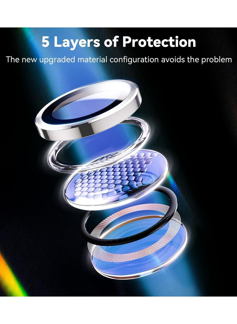 إكس ليفيل X-LEVEL AR-Spotlight Series For Samsung Galaxy S25 Ultra Tempered Glass Lens Protector Camera Lens Film - Silver - Image 4