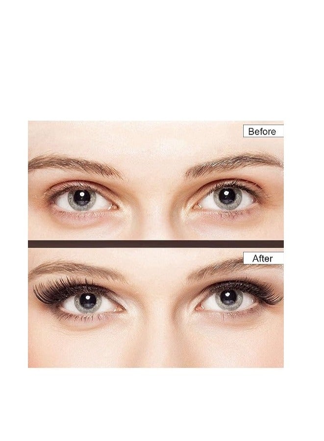 ORiTi False Eyelashes, 5 Pairs 3D Natural Fluffy false Lashes, Hand-made Dramatic Thick Crossed Cluster false Eye Lashes,Reusable Soft Long Lashes Pack for Makeup (G803) - Image 4