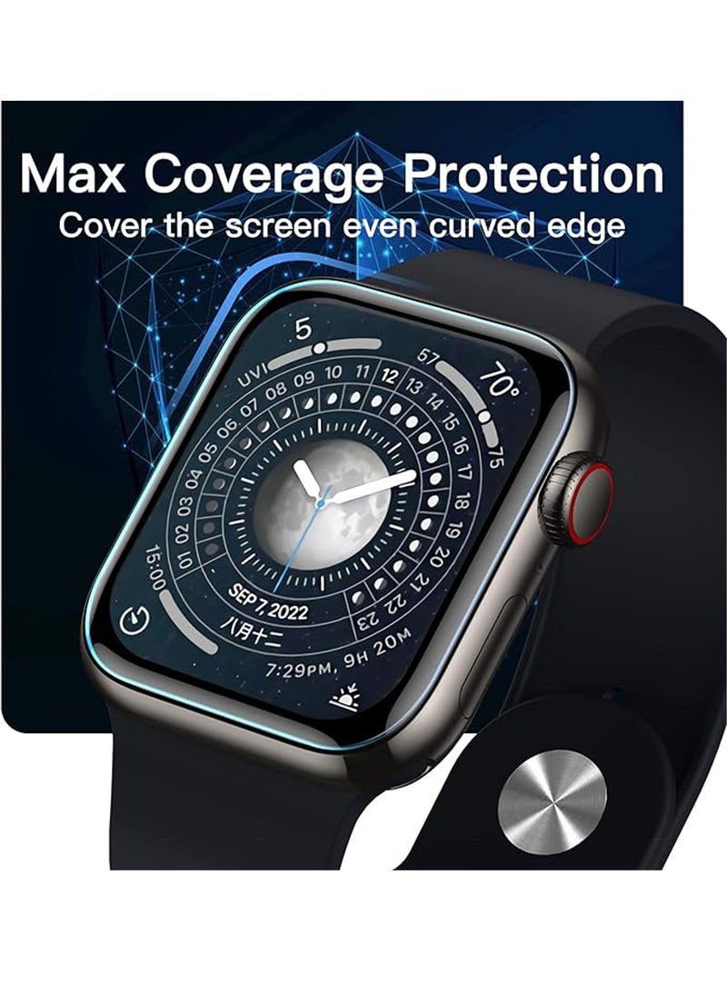 X-level - 3 Pcs Screen Protectors Compatible with Apple Watch Series 9/8/7/Hermès 41mm, Ultra-thin Protective Film Bubble Free Anti-Scratch, HD Clear, Soft TPU Film for Apple Watch Protection Accessories - Image 1